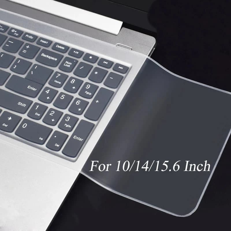 Copertura per tastiera portatile da 10/14/15.6 pollici Protezione universale per notebook Pellicola trasparente Pellicole trasparenti in silicone antipolvere per MacBook