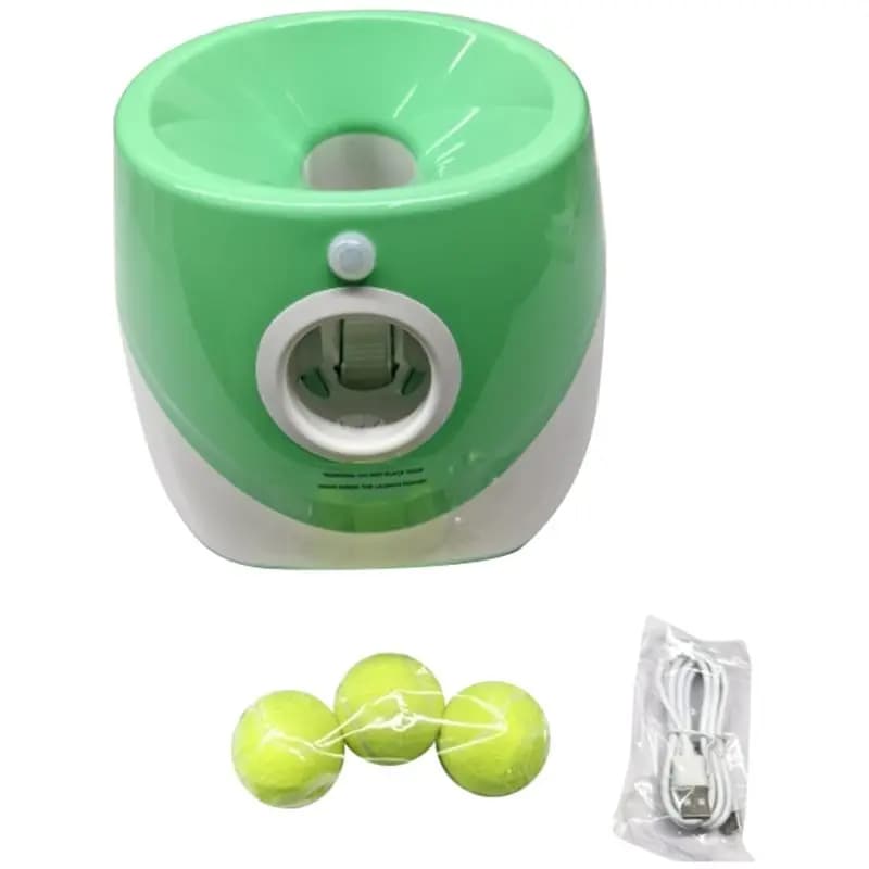 ABUH-Fun Macchina Interattiva Divertente, Lanciatore di Palline da Tennis per Cani Ricaricabile, Automatico per il Gioco di Inseguimento