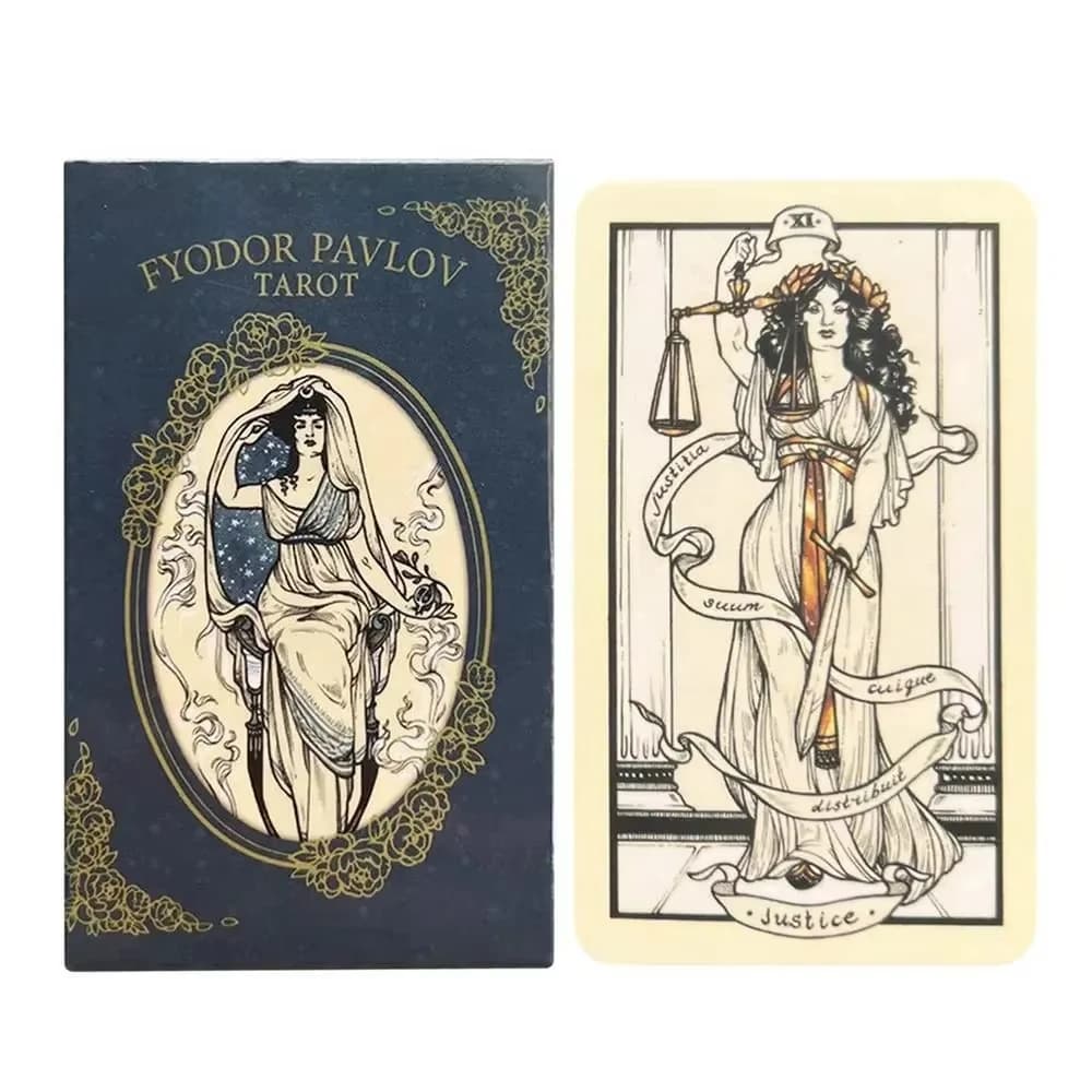 78 pezzi Fyodor Pavlov Tarocchi Oracle Tarocchi Carta psichica Fortune Telling Divinazione Tarocchi