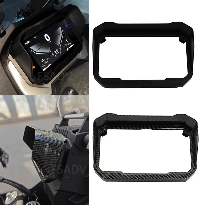 New For CFMOTO 450MT 450 MT 2024 2025 Carbon Sun Visor Cover Instrument Screen Sunshade Guard Protection Dashboard Motorcycle