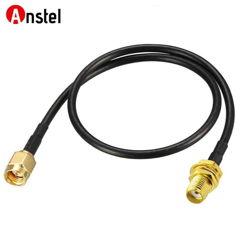 Cavo di Prolunga Coassiale RF SMA Maschio a SMA Femmina RG174 per Router 4G LTE WiFi, Antenna ADS-B GPS, 30cm 50cm 1-5M