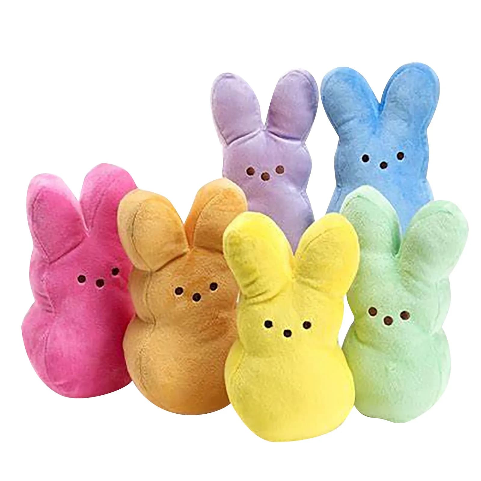 15 centimetri Peep Bunny giocattoli di peluche Peluche Stella Carota Coniglio Doll Room Desktop Divano Decor Coniglietto pasquale Morbido cuscino Regali per il capretto