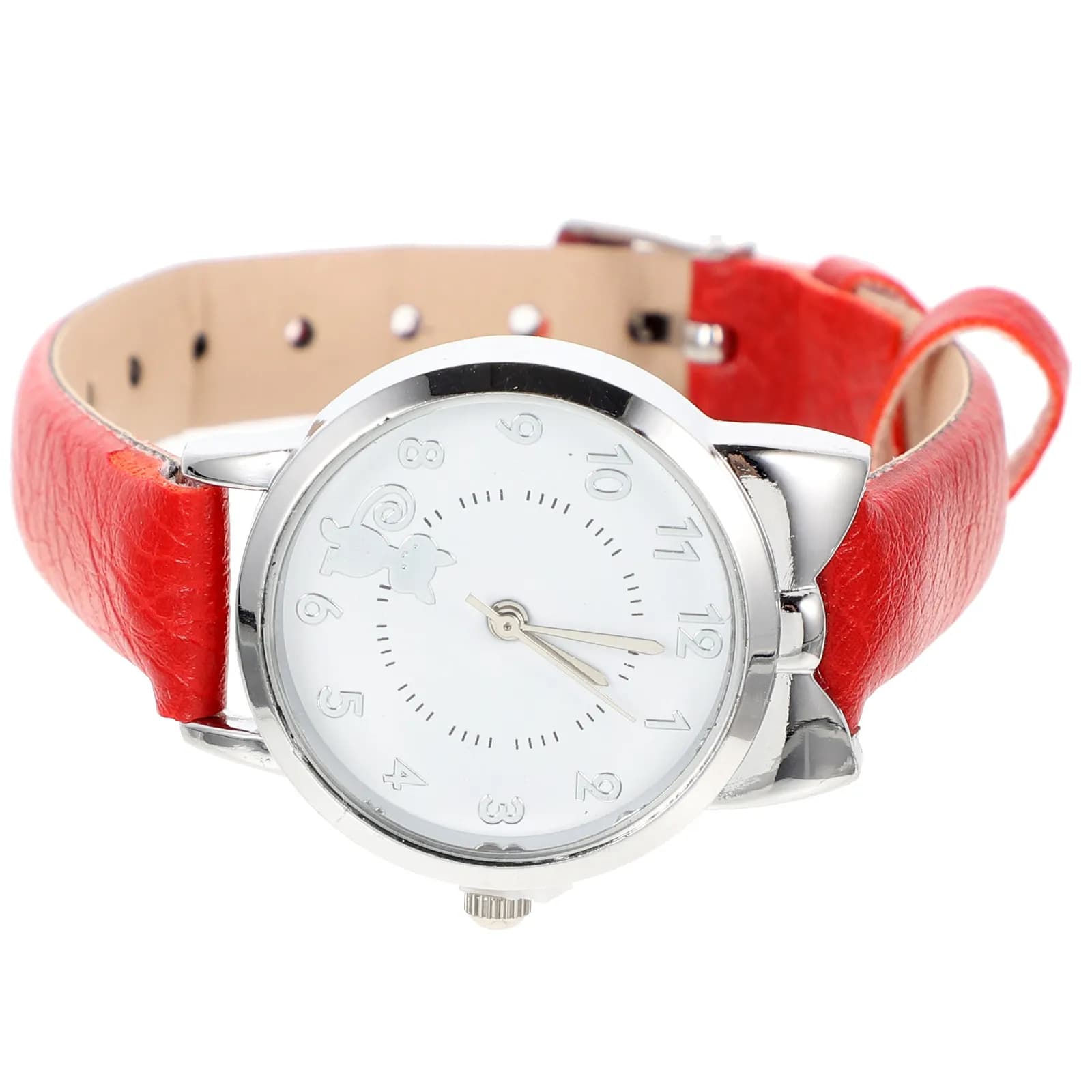 Orologio da donna con affascinante figura di gatto, delicato orologio da polso da donna, orologio casual alla moda, ornamento raffinato