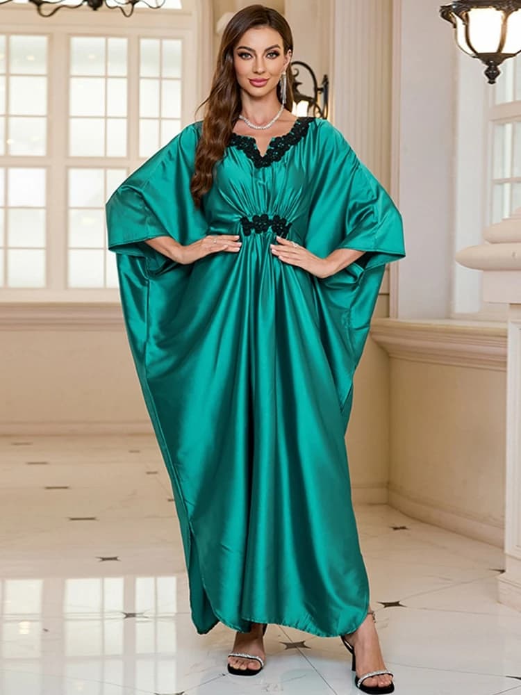 Summer Cover Ups Women Swimsuit 3/4 Sleeve Robes Bathing Suit 2026 New Print Beach Holiday Solid Color Maxi Dresses Cover-Up