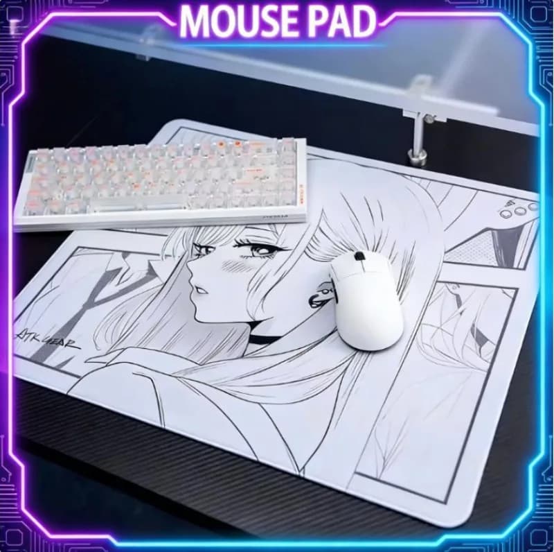 ATK Dream Anime Gaming Mouse Pad (490x420x4mm) - Neutral Balance, Durable Ultra-Fine Fiber Fabric, Essential Computer Accessory