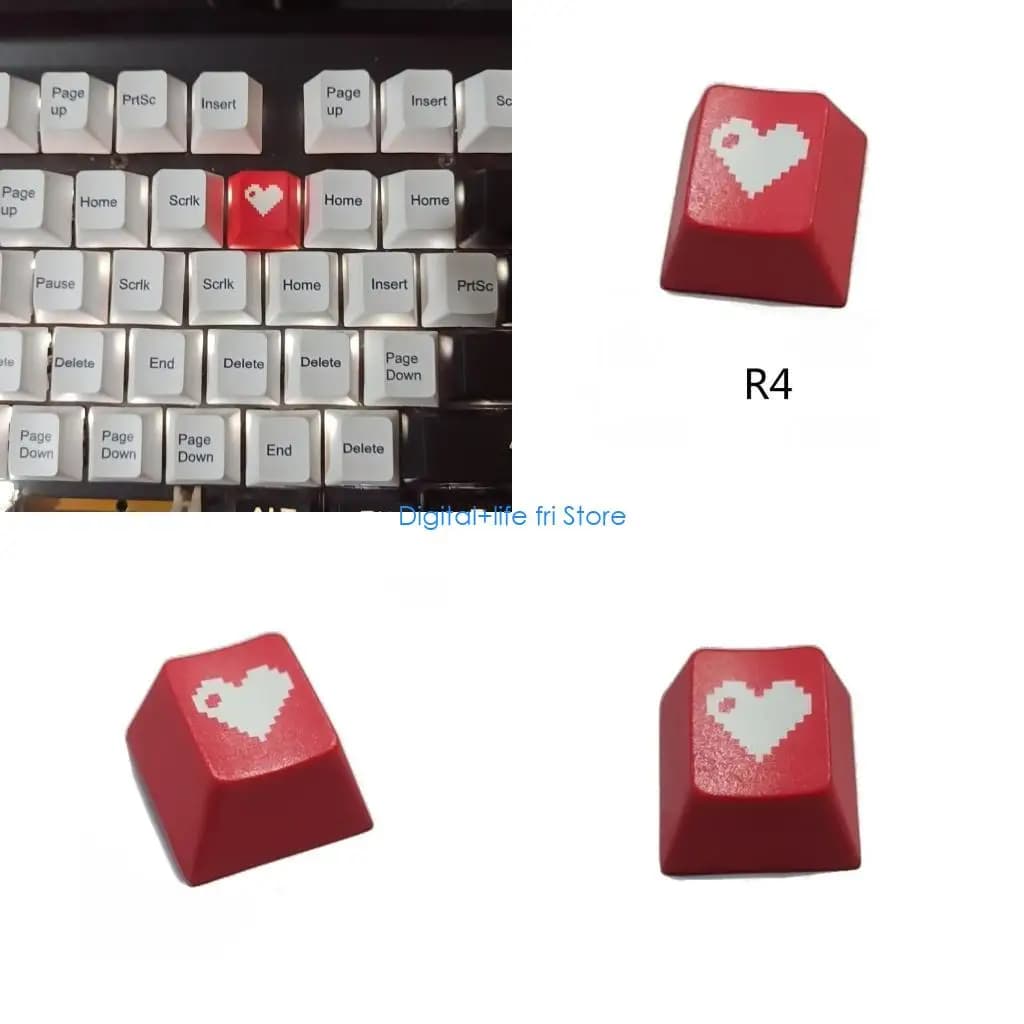 E06D Creative Dip Dye Sub Sculptured for Gaming Mechanical Keyboard for Key Cover