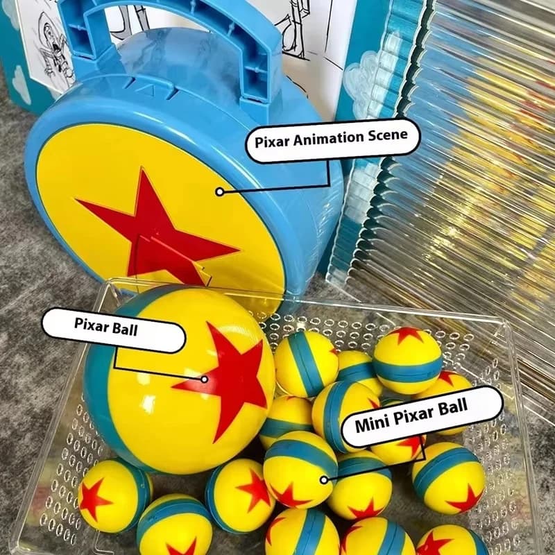 Pallina Elastica in PU Disney Cartoon, Giocattolo Pixar, Palla Clap Ball, Regalo per Bambini e Bambine, Toy Story, Palla di Andy