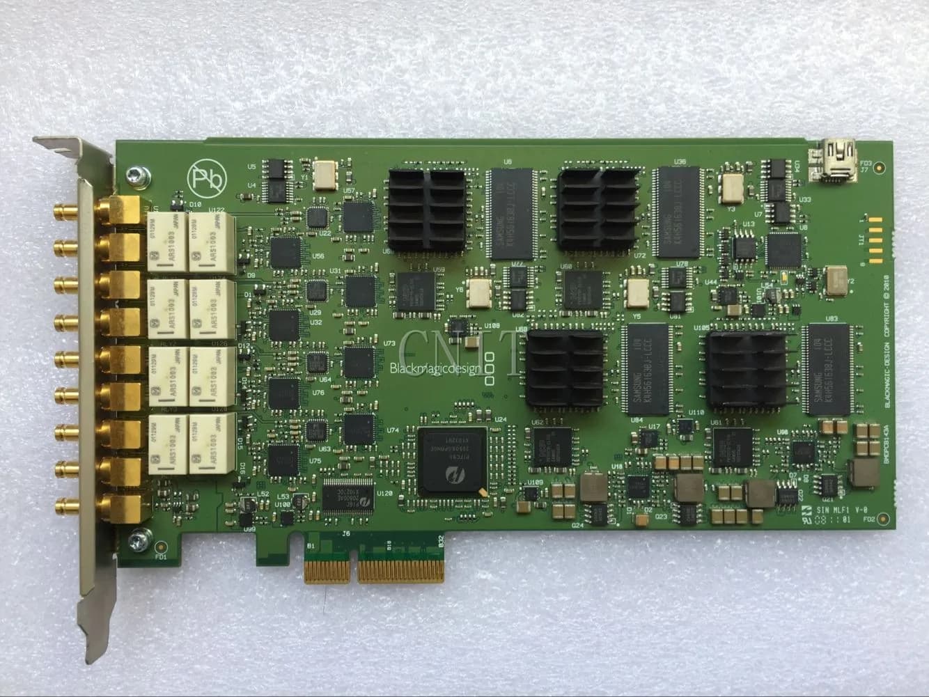 Scheda di acquisizione video per BMD Blackmagic DeckLink QUAD 4 SDl BMDPCB143A Scheda di acquisizione video