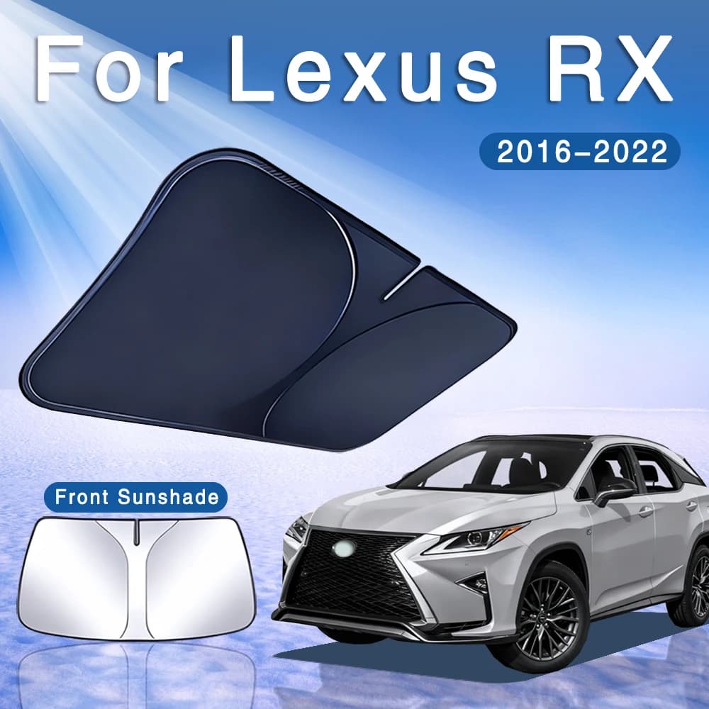 Car Sun Visor Front Windshield Sunshade Heat Insulation Summer Auto Accessories For Lexus RX RX350 RX350L RX450h 2016-2022