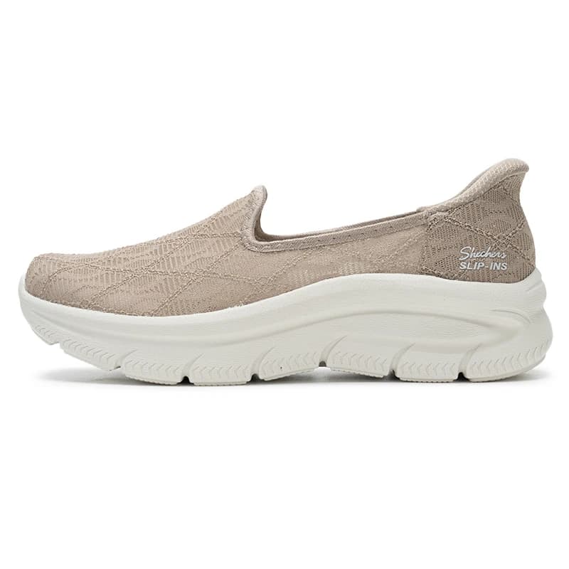 Skechers Scarpe da ginnastica casual da donna slip-on in pizzo e rete 159287-Tpe