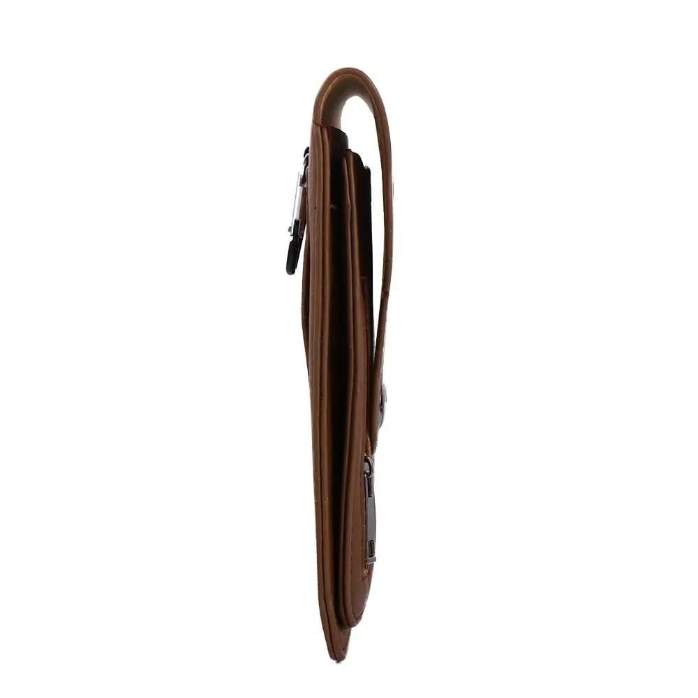 Mobile Phone Case Zippered Belt Bag with Buttons Running Bag with Hinge Hasp Marsupio cellular door Marsupio