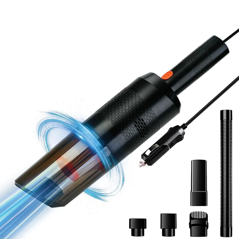 Mini aspirapolvere portatile per auto ad alta aspirazione, aspirapolvere a umido e a secco da 12 V