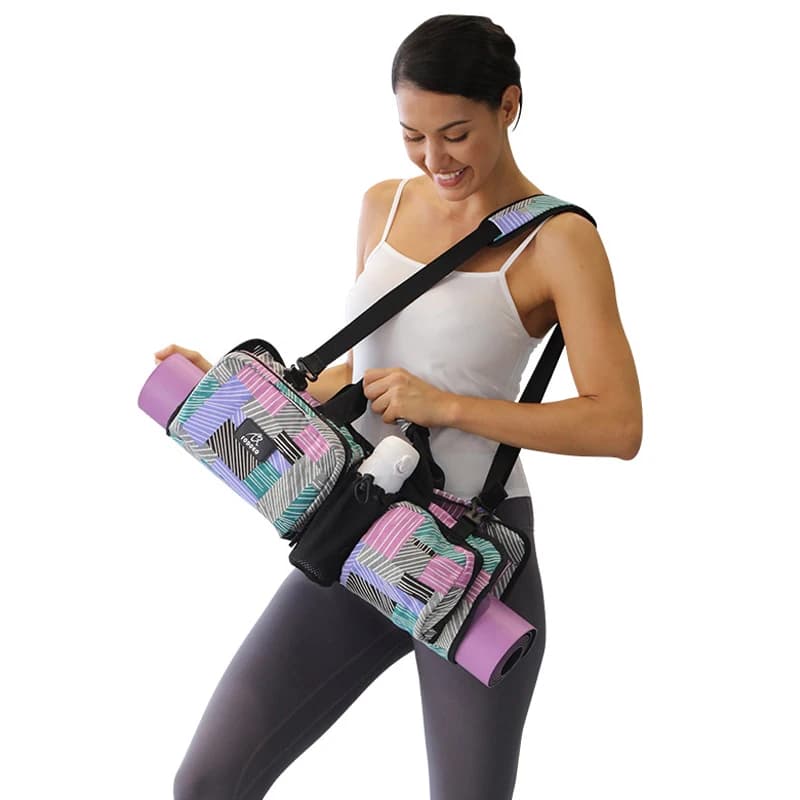 Multifunction Portable Yoga Bag Gym Backpack for Fitness Yoga Mat Bag for Outdoor Waterproof Oxford Fabric Shoulder Bag