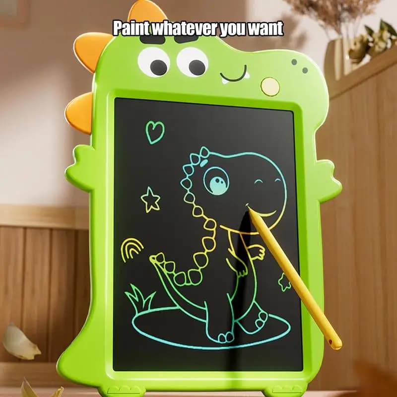 Bambini Doodle Board Dinosauro Del Fumetto LCD Tavoletta di Scrittura 27x19 cm Divertente Memo Board Multifunzionale Graffiti Giocattolo Disegno Pratica Pad