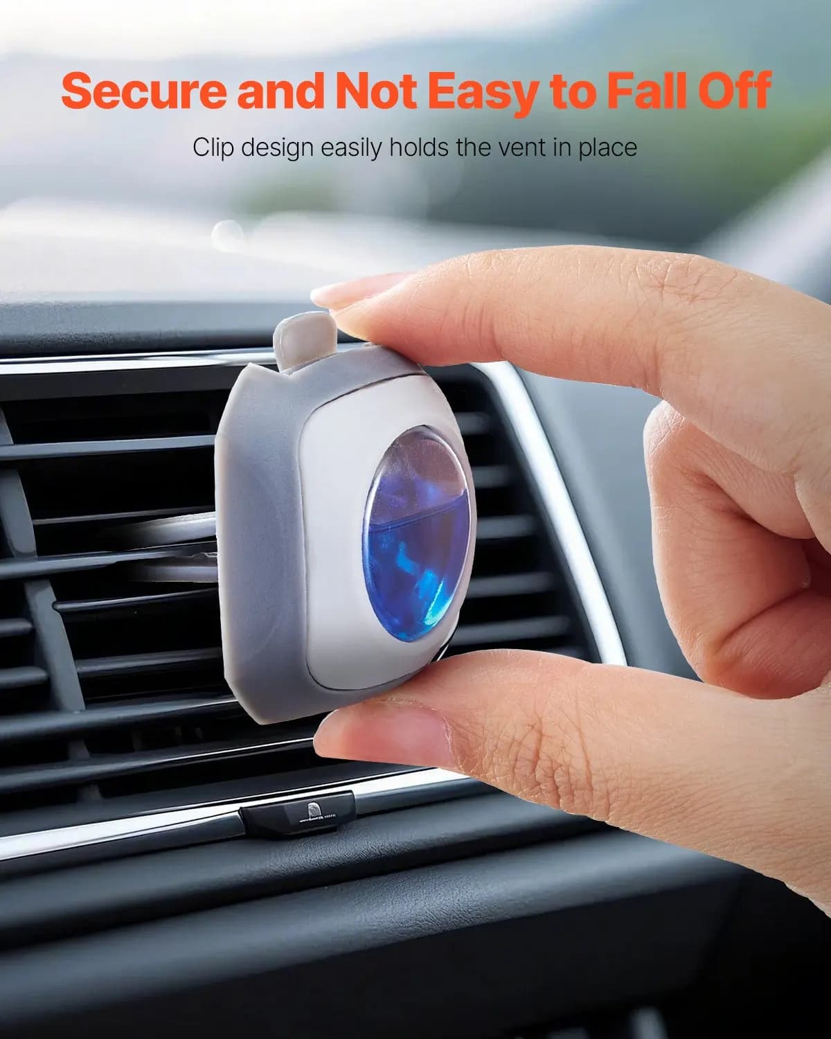 Deodorant for Cars, Pack of 6, Perfume of Car New, Clip for Ventilation Bags, 4ml Each