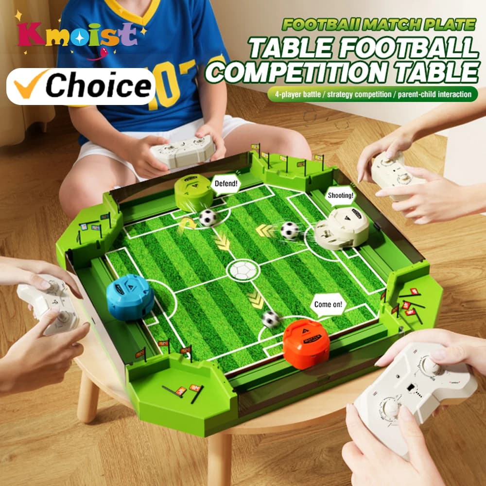 Gioco arcade di calcio per 4 giocatori Divertente gioco da tavolo Bambini Adulti Riunioni di famiglia Uso domestico con sistema di punti Giocattoli per regali per ragazzi