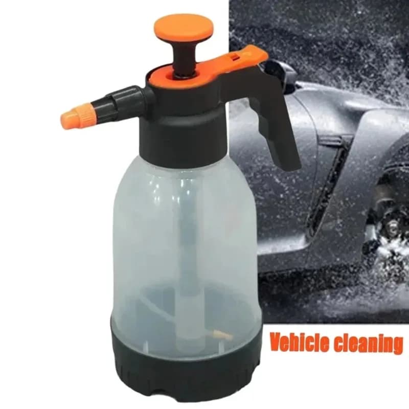 1.2L Lavaggio auto Bottiglia spray Lavaggio può Lavaggio auto a mano Irrigazione Auto Casa Giardinaggio Spruzzatore a pressione d'aria Strumenti per la pulizia