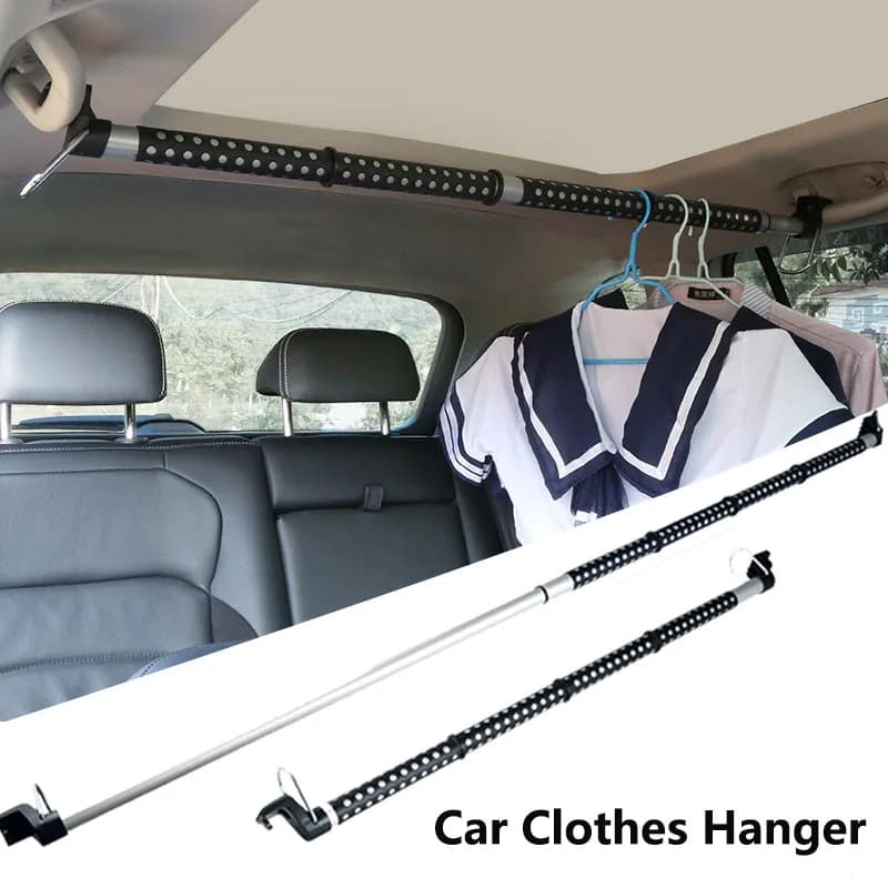 Car hanger RV Truck SUV Telescopic bar coat rack for self-guided telehandling vehicles