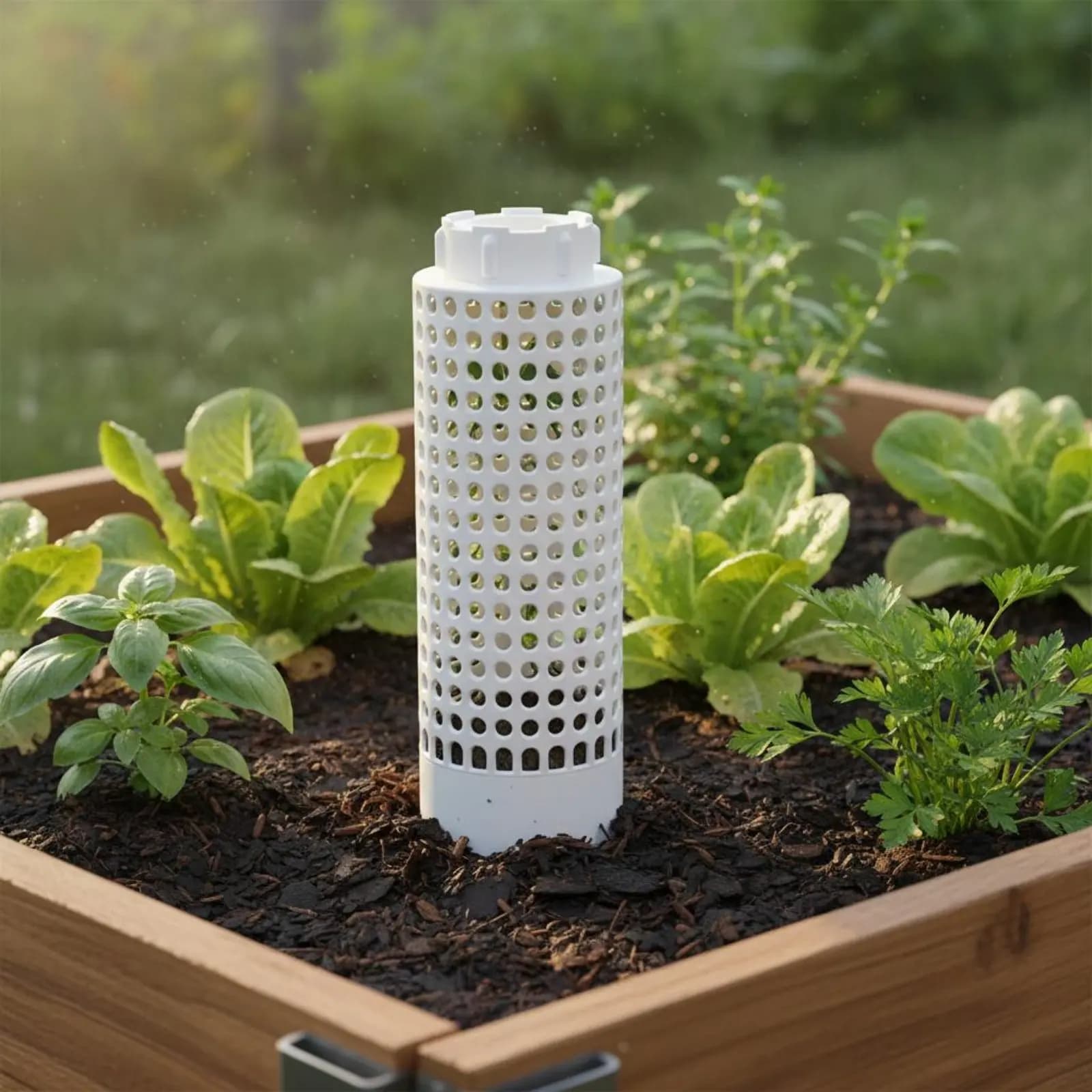 Colonna di Compostaggio per Insetti, Contenitore Ecologico per Compostaggio Invernice, Alimentatore per Insetti, Bidone per Vermicompostaggio