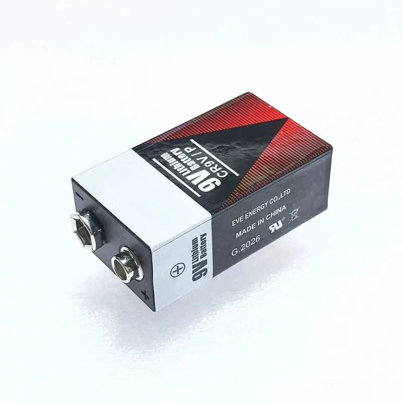 10 Pezzi in Offerta Batteria al Litio-Manganese CR9V-P 9V 1200mAh Batteria Primaria al Litio Originale CR9V per Rilevatore di Fumo
