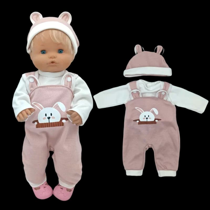 17 "Reborn Baby Doll Clothes Set pagliaccetti per 38 Cm Nenuco Doll Ropa Y Su Hermanita giocattoli oufit