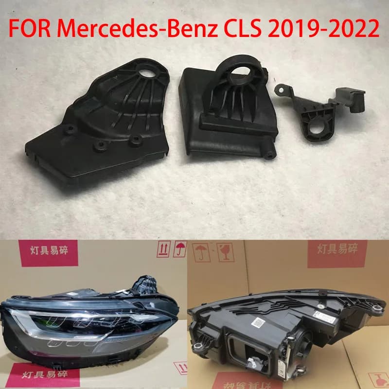 Per Mercedes-Benz CLS W257 CLS350 CLS300 CLS300 Kit faro staffa auto faro anello di protezione riparazione linguetta superiore