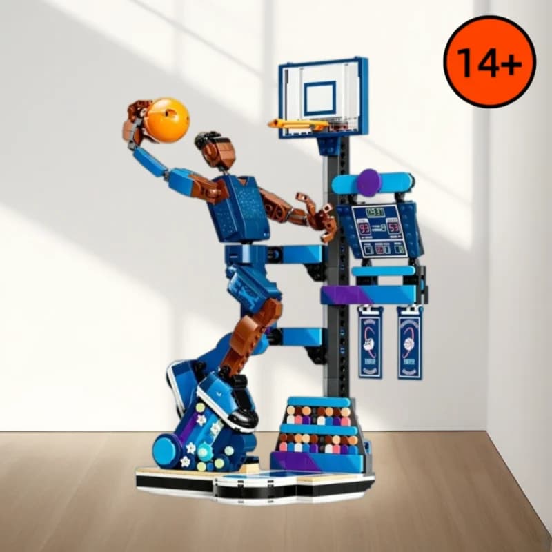 Disponibile 809 Pezzi Set Creativo 43010 Slam Dunk, Blocchi da Costruzione Sportivi a Tema Basket, Modello Fai-da-Te, Giocattoli da Assemblare, Regalo per Amici