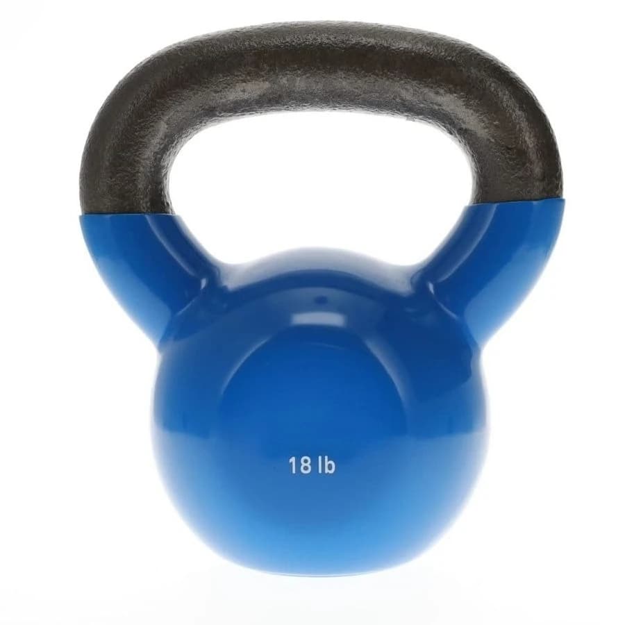 Kettlebell iron covered in vinyl weight lifting, strength training, professional fitness for gym and home