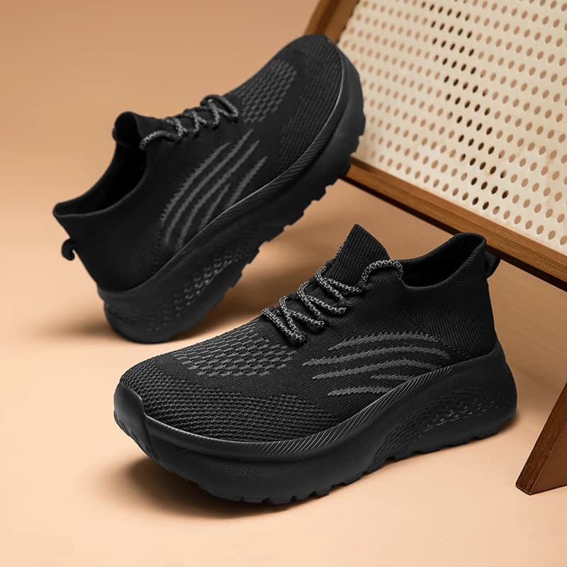 Scarpe sportive elastiche da uomo, estive, in rete traspirante, con suola flessibile, antiscivolo e resistenti all'usura, per corsa e salto.
