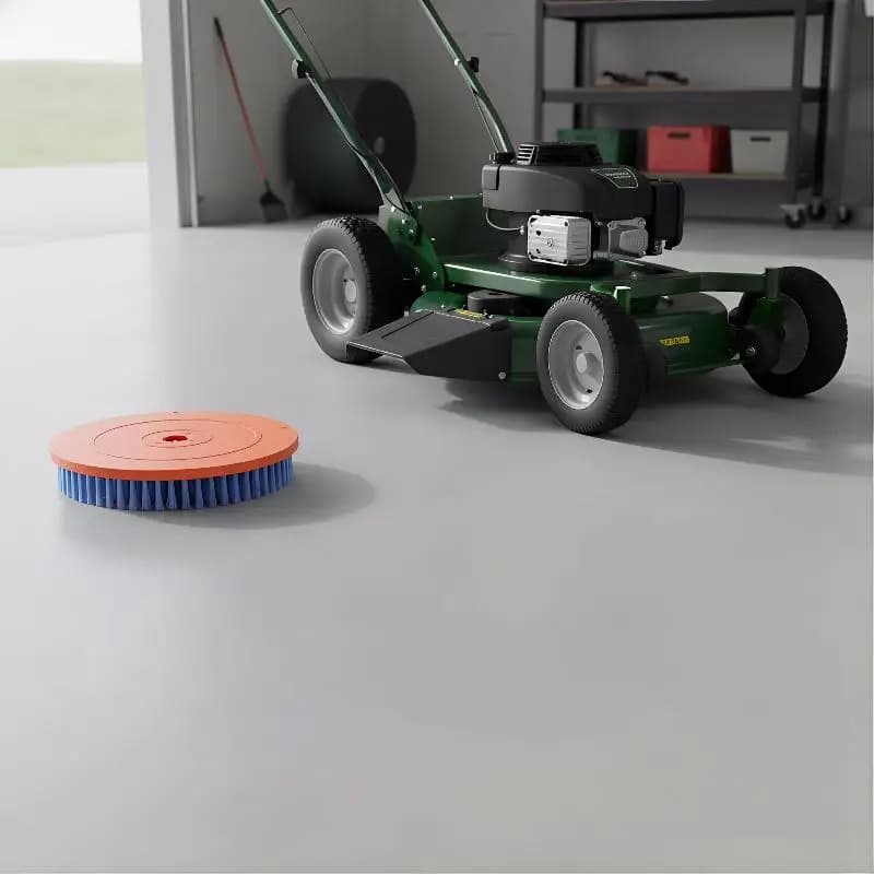 Spazzola per la Pulizia del Tosaerba, Professionale e Resistente, Accessorio per la Pulizia degli Attrezzi da Giardino, Strumento per Orticoltura