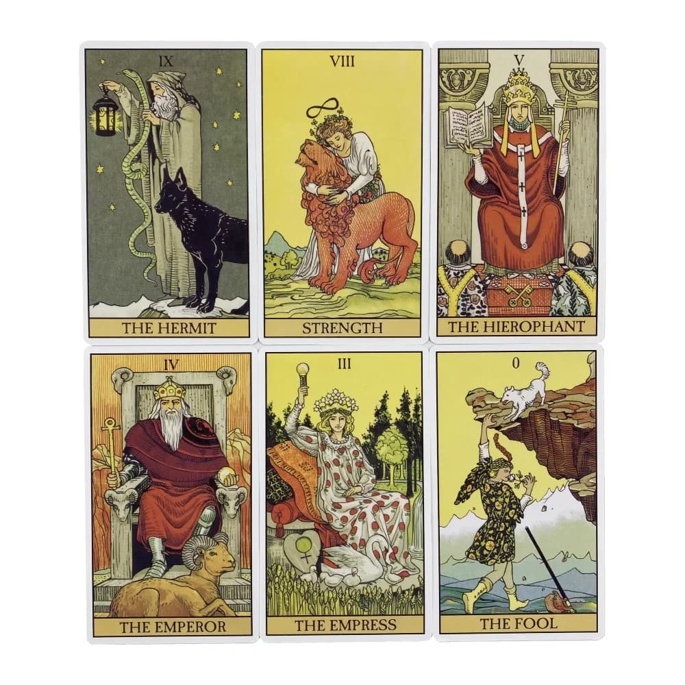 Tarocchi Rider-Waite: Mazzo da 78 Carte, Edizione Oracolo Inglese per Divinazione e Gioco da Tavolo