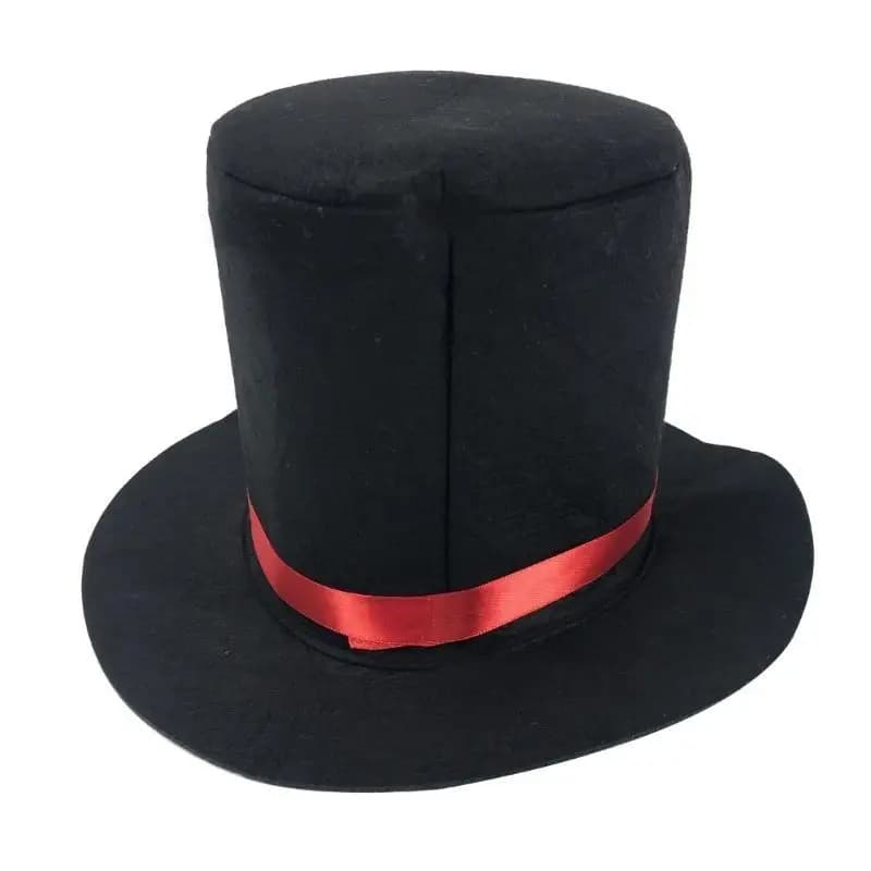 Ringmaster Hat Magician Top Hat Black Top Hat Magician Performed Hat Jazz Stage Performances Bowler Top Hat Fancy Dress