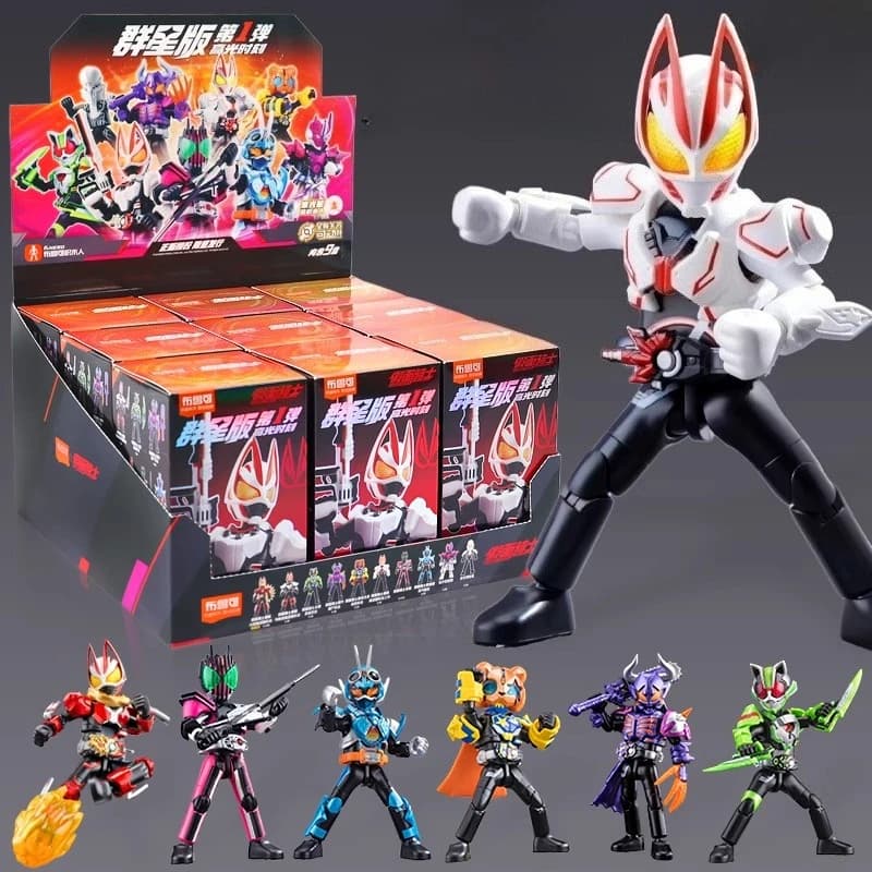 BLOKEES Kamen Rider Building Blocks Kabuto Geats Kaixa Delta Masked Rider Star Edition 1 Action Figure Giocattoli regalo assemblati