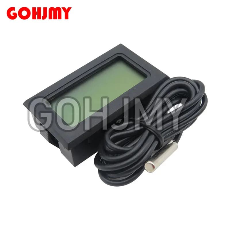 Termometro digitale LCD da 1 pz termometro per Auto con sensore sonda impermeabile-50 ~ 110C per la temperatura dell'acqua del serbatoio di pesce domestico automatico