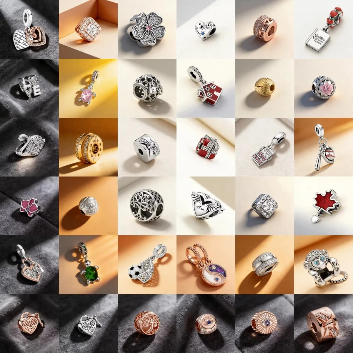Nuovo Charm in Argento 925 a Forma di Tartaruga con Albero Genealogico e Scimmia, Confezione Regalo, Adatto per Bracciali Originali Fai-da-Te, Accessori Moda Donna, Regali