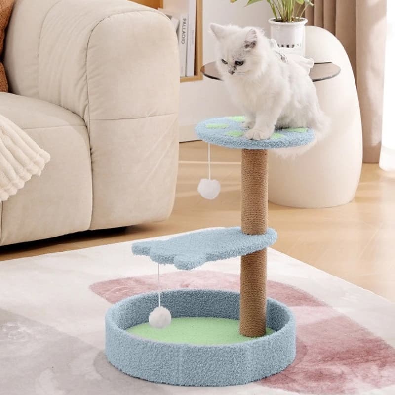 Accessories Things Cat Tower Multi-Level Scratcher Mat Cat Tower Indoor Castle Shelves Modern Cosas Para Gatos Things For Cats