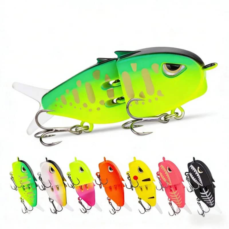Esca Artificiale Speciale a Matita da 6,5G 6CM per Micro Pesca con Doppio Amo, Affondamento Lento, Design Bionico Colorato per la Pesca a Rilascio Rapido