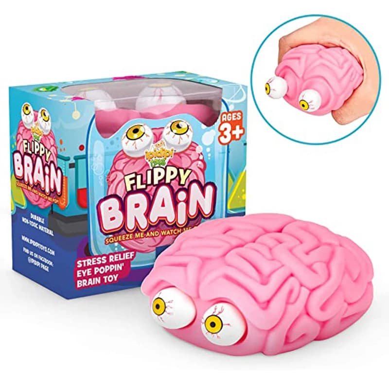 Antistress Flippy Brain Squishy Eye Popping Spremere Fidget Toy Roba interessante Bambini ADHD Autismo Giocattolo per alleviare l'ansia