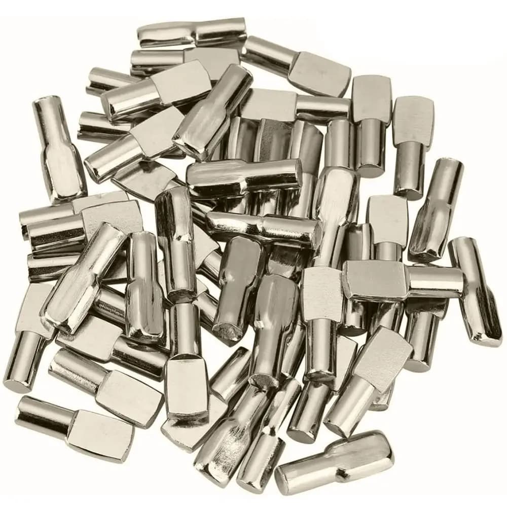 10pcs Mini Laminate Support Pegs Spoon Shape Shelf Bracket Furniture Hardware Glass Plate Holder Cabinet Closet Fixing Bracket