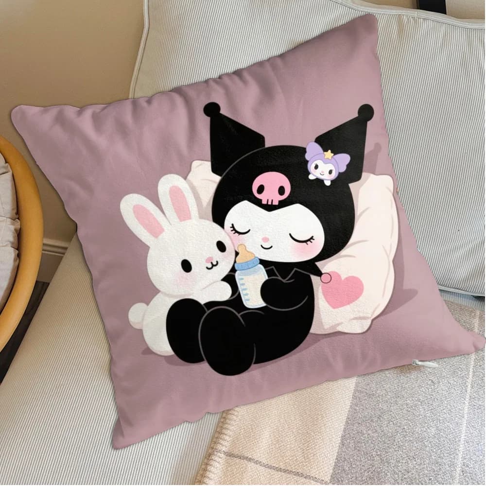 Kawaii k-kuromis Cushions for Decorative Sofa Cushion Covers Room Decorating Items Personalized Gifts Autumn Decoration Home