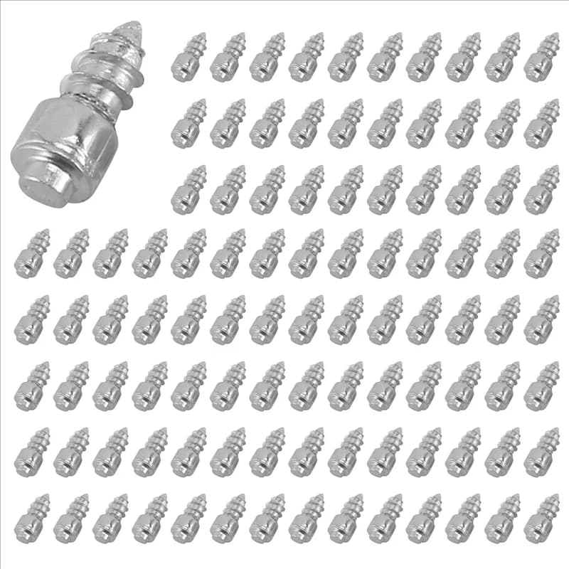 A48P-3 Set 9 Mm Borchie per pneumatici Punte da neve Antiscivolo Antighiaccio per auto Camion Bicicletta Boot Moto ATV SUV Auto
