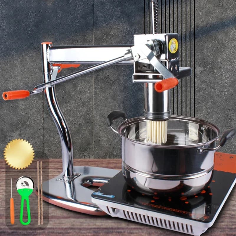 For Manual Home Use Stainless Steel Noodle Maker Pasta Press Machine for Making Rice Flour Strips And River Noodles