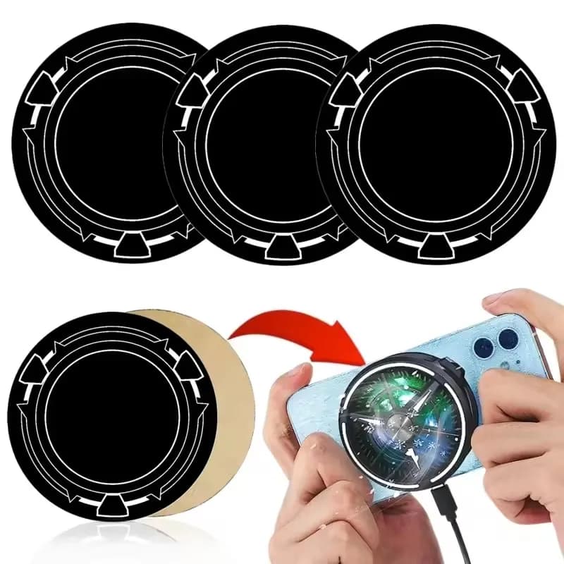 60mm Metal Plate Ring for Magsafe Magnetic Car IPad Holder Radiator Iron Sheet Sticker for IPhone Xiaomi IPad/Tablet PC
