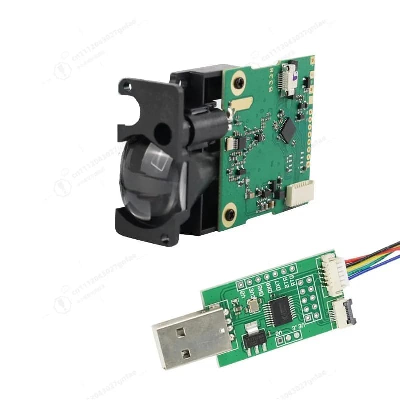 Sensore Laser di Distanza ad Alta Frequenza 20Hz con Punto Rosso da 200m per Raspberry Pi, Moduli Sensore Telemetro per Uso Industriale