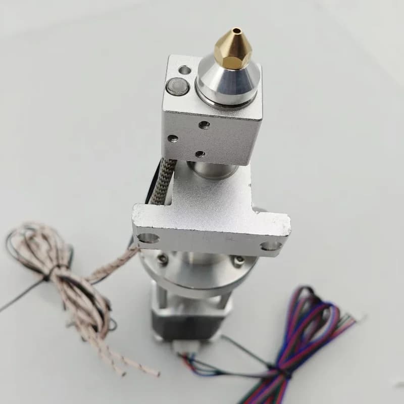 Funssor Ceramic Paste Extruder DIY Kit 2MM Nozzle 12/24V Heater For Clay Extruder Assembly kit 3D Printer