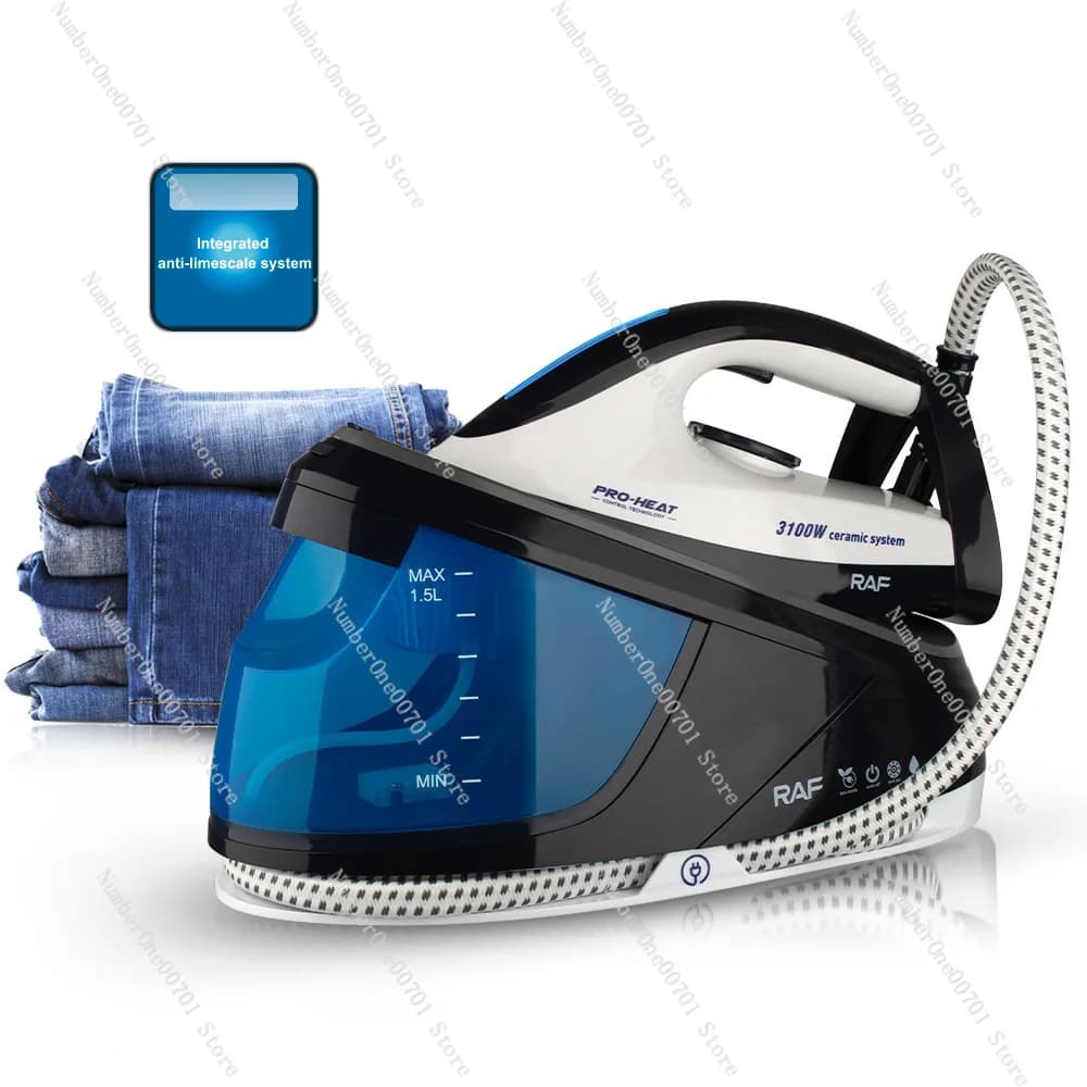 Pressure Steam Iron, Hanging Water Tank Garment Steamer, Commercial & Home Use, EU Plug