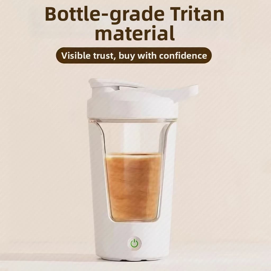 Electric cup for mixing with charging function and portable design - Tritan Outdoor Powder Automatic Shaker