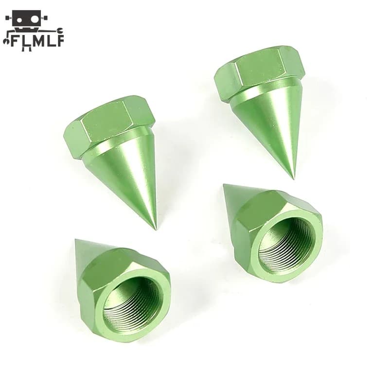 CNC Metal Conical Tire Fixing Wheel Nut 4pcs/set Fit 1/5 Rc Car Hpi Rofun Baha Km Rovan Baja 5b 5t 5sc Lois 5ive-T Toys Parts