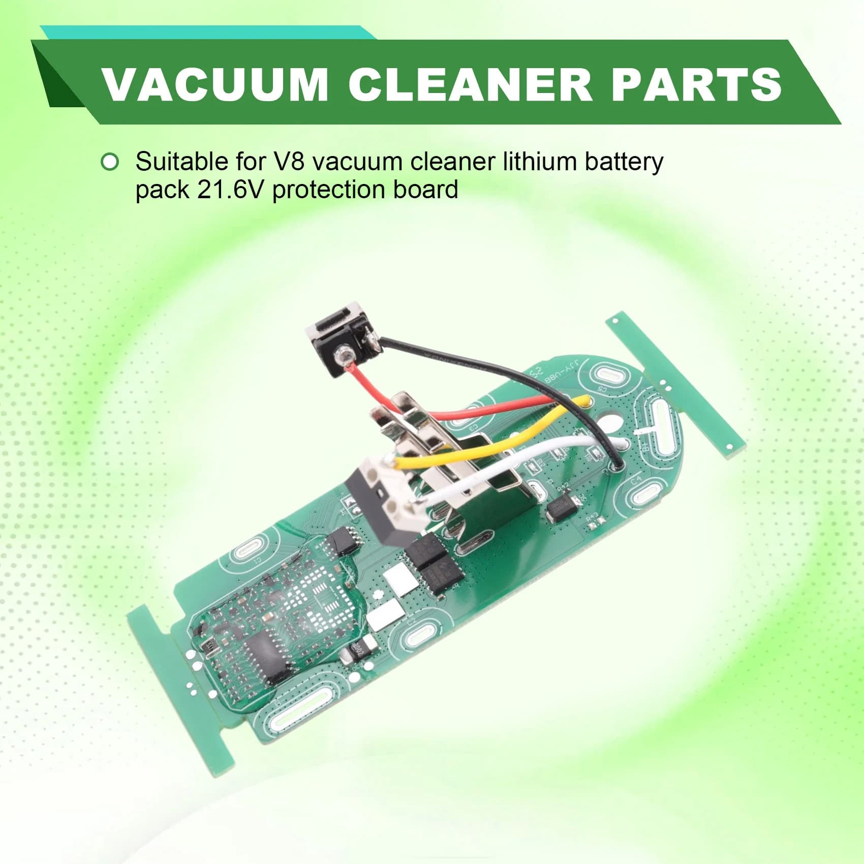 [LXYA68Z!] Scheda di protezione batteria Li-ion da 21,6 V, scheda PCB di ricambio per circuiti stampati di aspirapolvere Dyson V8
