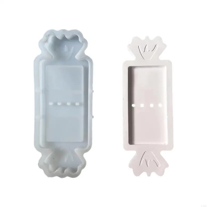 Stampo per supporto per caramelle in silicone riutilizzabile R3MC per artigianato da forno natalizio e arte in resina